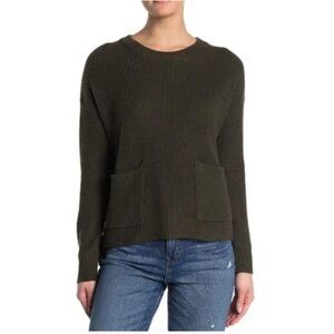 Madewell Patch Pocket Sweater Green Size XS